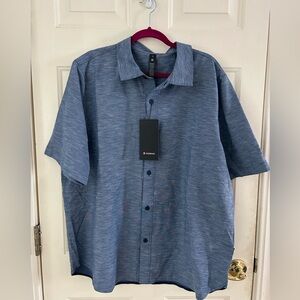 Lululemon Men’s LuluLinen Short Sleeve Shirt Size XXL NWT